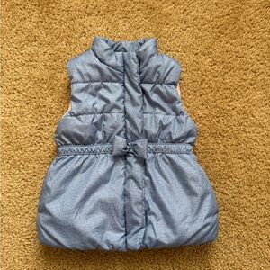 OshKosh B'gosh Blue Vest with Fleece Pink Lining